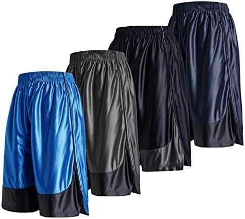 Facitisi 4 pakiranje muškaraca košarkaških kratkih kratkih kratkih kratkih kratkih kratkih suha teretana aktivna odjeća lagane kratke