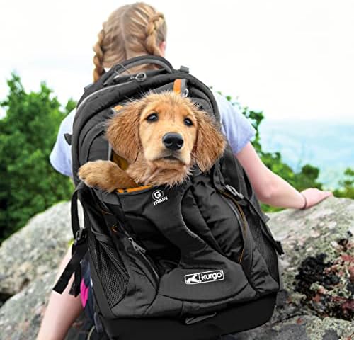 Ruksak za nošenje pasa za male kućne ljubimce-ruksak za mačke i pse za planinarenje, kampiranje ili putovanja - Vodootporno dno - crno
