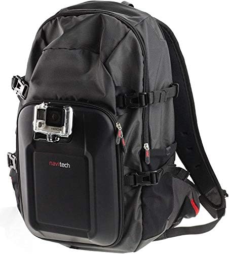 Navitech Action Camera Backpack & Red Storage s integriranim remenom na prsima - kompatibilan s Rollei 7s Plus Action Camera