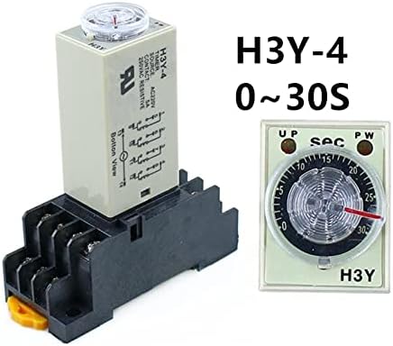 UNCASO H3Y-4 0-30S Snaga za vrijeme kašnjenja Timer DPDT 14PINS H3Y-4 DC12V DC24V AC110V AC220V