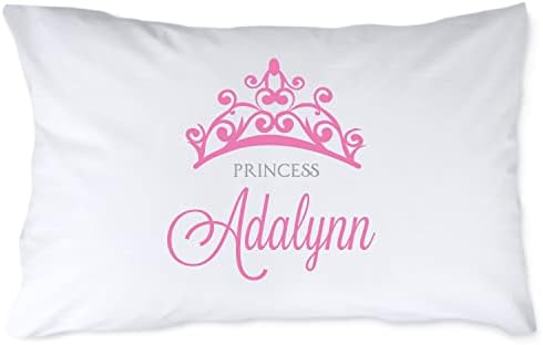 Uzorak pop - Personalizirana skripta princeza jastuka - ukrasni pokrivači jastuka - prilagođeni dekor doma - 20 ”x 32” jastučnica -
