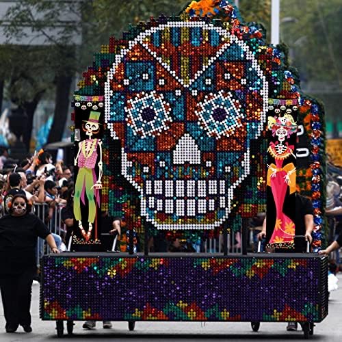 Ukrasi za halloween meksičke zabave ukrasi dik los muertos dekor dana mrtvih ukrasa šećer lubanje trijem trijem znak natpis mrtvog