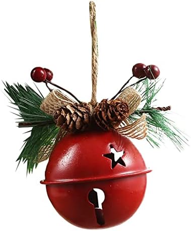 Ukrasno drvo jingle božićna metalna viseća zvona božićna dekoracija zvona otvorena odmor dekoracija visi uskrsne minijature