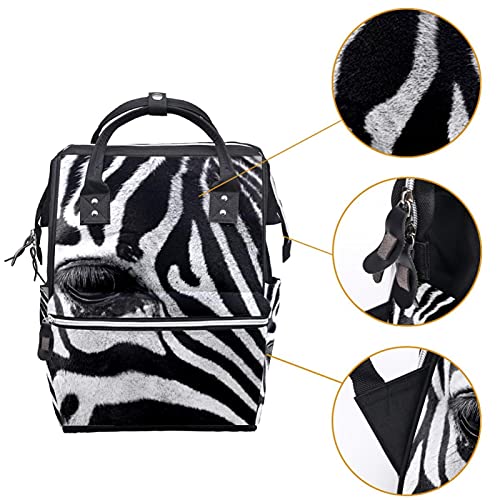 Zebra pelene torbe torbe mame ruksak veliki kapacitet pelena pelena vrećica za njegu putničke torba za njegu bebe