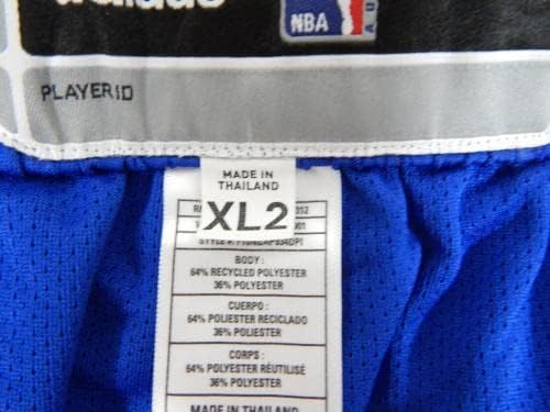 2013-14 Igra Detroit Pistons izdala je plave kratke hlače XL DP30752 - NBA igra se koristila