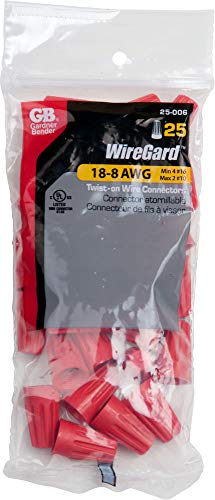 Wiregard Wire Connector Twist-On Red 25 / Polybag