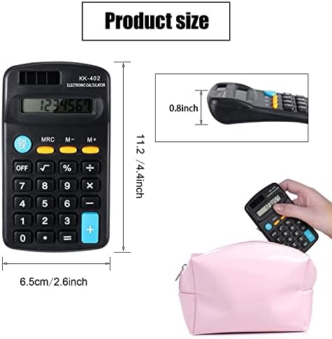 Kalkulatori veličine džepa Limnyves ručni kutni kalkulator za zaslon za 8-znamenka