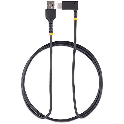 STARTECH.com 6FT USB A do C punjenje kabela Pravi kut - teški brzi naboj USB -C kabel - USB 2.0 a Type -C - robusni aramidski vlaknac