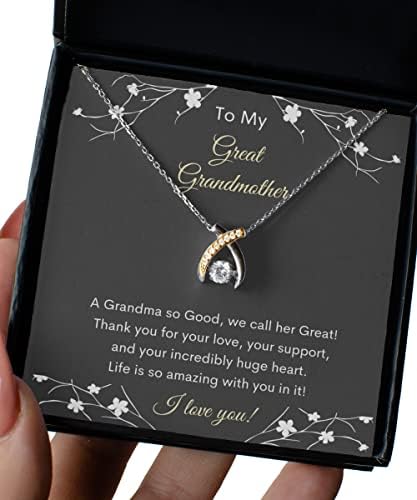 Ogrlica velike bake ogrlica, velika baka, generacije, ideja za poklon, rođendan Velike bake, Božić, blagdanski poklon - Wishbone D