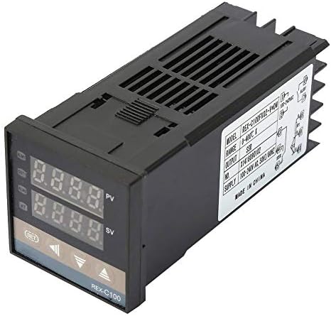 Fafeicy AC110-240V Digitalni kompleti za kontroler temperature PID+25A SSR+1M M6 K-TYME TERMOCULEL, termostat