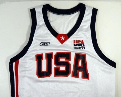 2004-05 Team USA košarkaška prazna igra izdana White Jersey 46+4 DP20267 - NBA igra se koristila