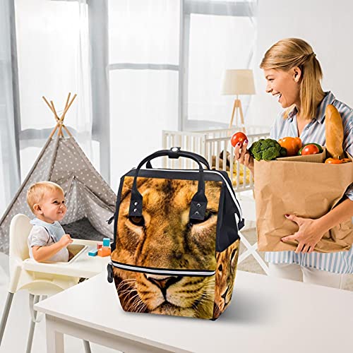 Životinjska tužna tigra pelena torbica torbica mama ruksak veliki kapacitet pelena torbica za njegu za njegu bebe