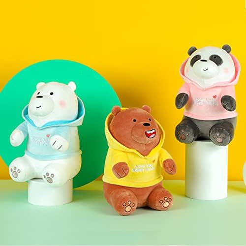 Miniso, goli medvjedi 9,5 Slatke punjene životinje - Ultrasoft Grizzly crtani film zagrljajući plišane igračke za djevojčice dječaci