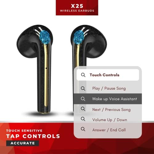 Torba Me X25 Bluetooth bežični uši s digitalnim LCD zaslonom TWS vodootporan u uho hifi slušalicama