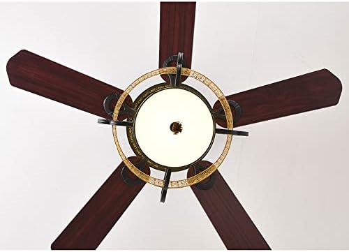 Tvornička cijena Nova kineska platna poklopac s ventilatornim antiknim cvjetom hrđe Željezo Strop Strop E27*3 drvena ventilatorska