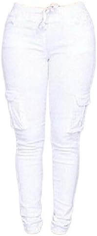 Adongnywell ženske modne casual hlače s više džepova Cargos joggers dame teretane vuče duge hlače hlače