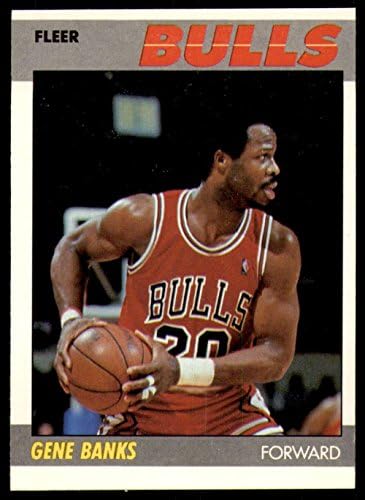 1987-88 Fleer 8 Gene Banks Chicago Bulls NBA košarkaška karta