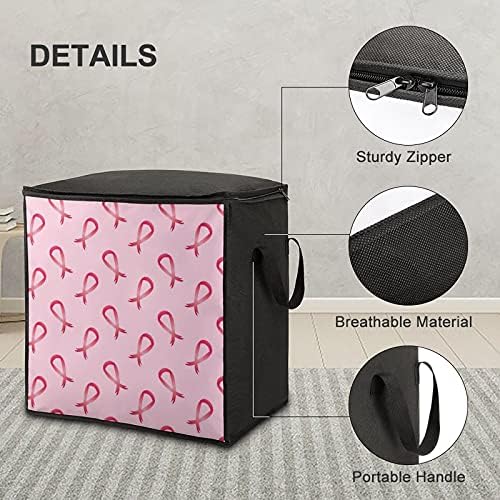 Svjesnost o raku dojke ružičaste vrpce Velika prekrivača Organizatorska vrećica za odlaganje Zipper na vrhu za jastuk za jastuk za