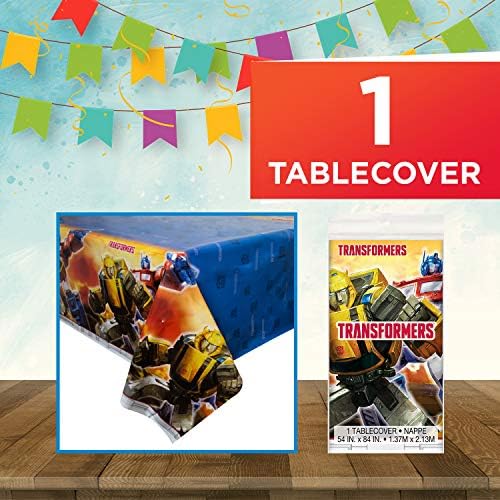 Jedinstveni paket Transformers Party | Salvet za ručak, večera i desertne ploče, poklopac za stol | Izvrsno za akciju/robote/filmske