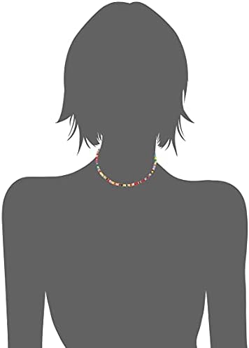 Ogrlice s ručno izrađenim emotikonima od perli u boji, Modne ogrlice za dame