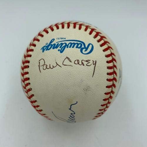 Bo Schembechler Sparky Anderson Ernie Harwell Paul Carey potpisao je bejzbol JSA CoA - Autografirani bejzbol