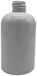 4 oz bijele bostonske plastične boce -12 pakiranje prazne punjenja boca - besplatno bpa - esencijalna ulja - aromaterapija | Bijelo