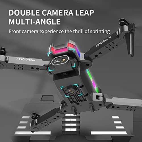 Jiajo drone s Daul 4K HD FPV kamerom, RC Quadcopter FPV kamera sklopiva bespilotna letjelica, igračke darovi za djecu s jednim početnim