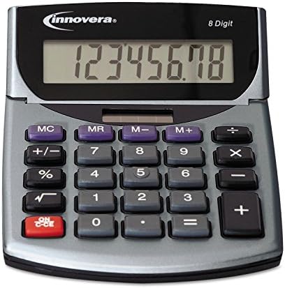 Innovera 15927 Prijenosni Minidesk Calculator, 8-znamenkasti LCD