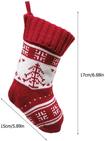 * 3 kom držač slatkiša u obliku čarapa torba za pohranu slatkiša festivalska poklon vrećica Božićni ukrasi pokloni ukrasi