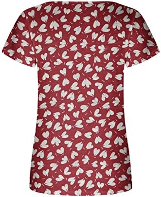 Ljetna jesenska pamučna gornja košulja za dame 2023 kratkih rukava s okruglim vratom, 6-inčni 6-inčni casual grafička majica
