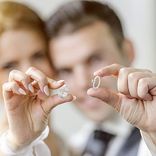 Minimalistički zaručnički prstenovi za žene Kreativni šuplji par modni zaručnički prstenovi od trešnje Slatki prstenovi veličine 7
