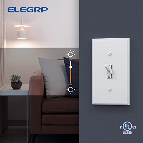 ELEGRP prekidač preklopnog zamki za zatamnjenu LED, CFL i žarulje žarulje žarulje, jednosnski ili 3-smjer, potpuna kontrola s unaprijed