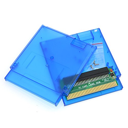 CINPEL Zamjenska igra za igru ​​s FAMICOM -om od 60 pin do 72 pin adapter kartice za Nintendo NES prozirno plavo