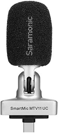 Saramonski digitalni stereo mikrofon s MFI certificiranim munjama za iPhone i iPade s 3,5 mm za slušalice i pjena i krznene vjetrobranske