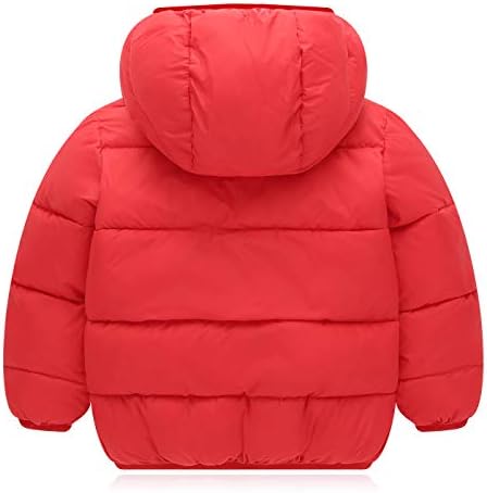 Sretna Cherry Boys & Girls Winter debela jakna toplo runo kaput s patentnim zatvaračem nadmaše s džepom