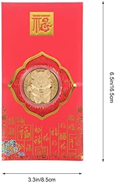 5pcs kineske novogodišnje crvene omotnice godina tigra tradicionalne kineske crvene omotnice Hong bao kineski zodijak Sretan novčani