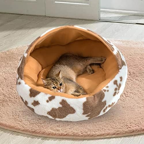 Topla kućica za kućne ljubimce šator za pse s protukliznim dnom jastuk za ručno ili strojno pranje Samozagrijavajuća umirujuća Koliba