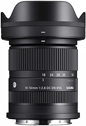 Sigma 18-50 mm f/2.8 DC DN suvremena leća za Leica L, snop s Hoya NXT Plus 55 mm UV+CPL filter komplet i komplet za čišćenje