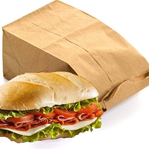 smeđe papirnate vrećice za ručak velike 500 komada smeđe papirnate vrećice za sendviče od 8 kilograma smeđe papirnate vrećice za ručak