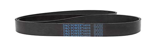 D&D PowerDrive 8pk1450 metrički standardni zamjenski pojas, guma