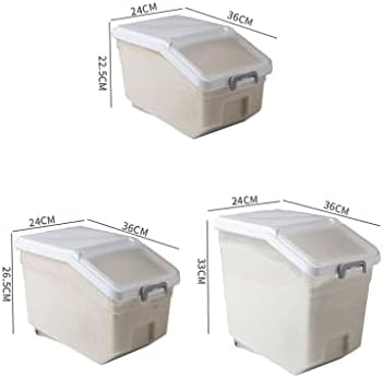 Kanta za rižu za kućanstvo kutija za skladištenje riže kapacitet riže od 17,5 kg plastična hrana za kućanstvo kuhinjska kutija otporna