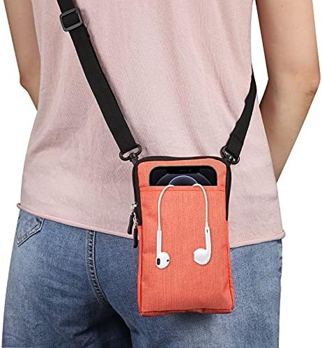 Telefonska torbica Multifunkcionalna torbica za nošenje telefona, muški mali mobitel Crossbody torba za rame, platno mini putnička