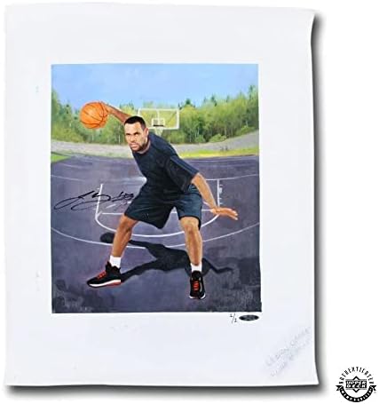 LeBron James Autografirani figure sportske izvorne karte umjetnost - Gornja paluba - NBA Autografirani razni predmeti