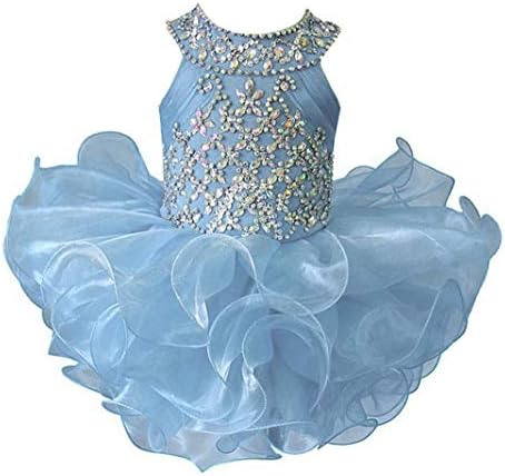 Hzcq dojenčad pageant haljina djevojka rođendan tutu cupcake haljine
