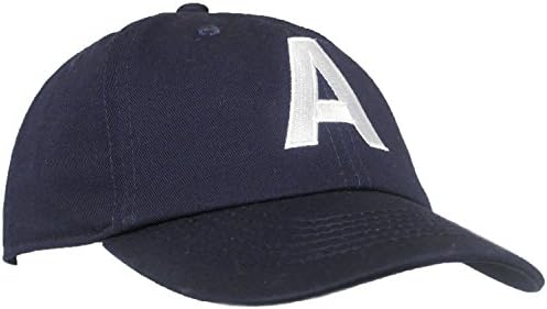 Bejzbolska kapa u donjem rublju-Monogramska bejzbolska kapa za malu djecu / Podesivi mornarski šešir