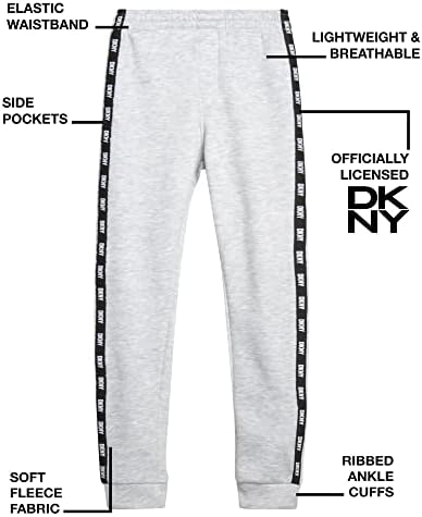 DKNY Boys's Tweatpants - 2 Pack Basic Active Fleece Jogger hlače