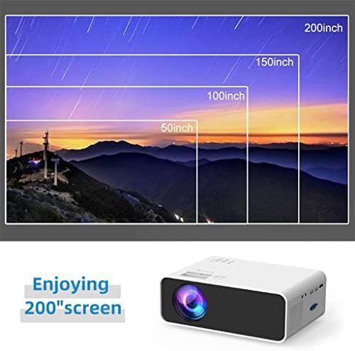 LDCHNH E460 LED projektor Mini projektor za pametni telefon ili USB za iPhones Android telefon, video Beamer