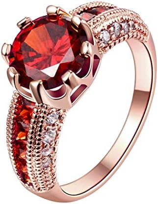 Ženski prsten Nakit Retro kruna cirkon dijamantni prsten prsten od ružičastog zlata nakit