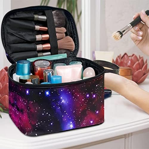 Freewander Lady Makeup Bag Starry Sky Cosmetic Bag Woman Travel Storage torba toaletna torba Veliki kapacitet dvostruki patentni zatvarač