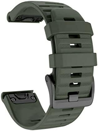 WSCEBCK Quick Fit WatchBand trake za Garmin Fenix ​​7 7s 7x Silicone Easyfit Wrist Band Fenix ​​6x 6s 6 Pro 5x 5x 5s Plus 26 22 mm